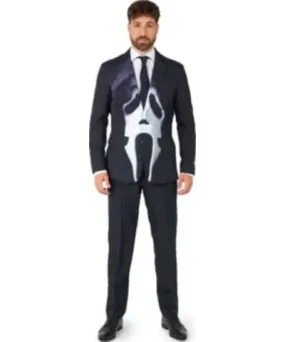 Suitmeister Men's Ghostfaceâ¢ 2 Piece Suit + Tie